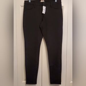 **SOLD**NWT J. Crew Black “The GiGi Pant” Women's Size 10 Ponte Knit Ankle Pant